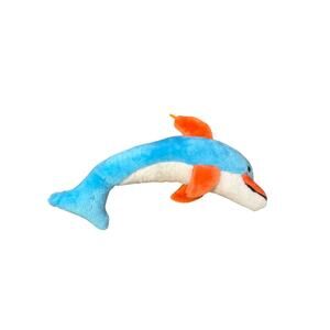 Vintage Superior Toy and Novelty 19” Plush Stuffed Dolphin Carnival Fair Prize
